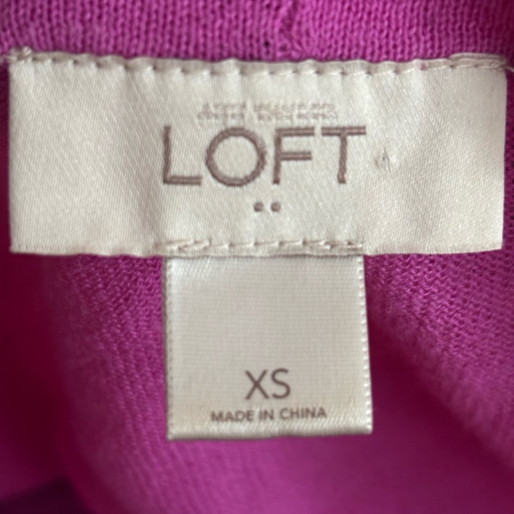 Cottagecore LOFT Women's Soft Fuchsia Cardigan - 100% Cotton - Picture 3 of 7